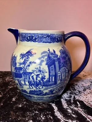 Buy Vintage Victoria Ware Large 3.5 Pint 21cm Ironstone Water Jug Heavy Chinoiserie • 28£