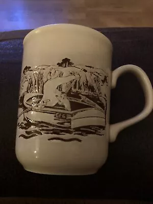 Buy Vintage Kiln Craft Staffordshire Stoneware Mug, 1980's.boats.river.tablewear • 9.95£