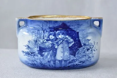 Buy Circa 1901-22 Royal Doulton Blue Children's Series Vase Double Handle • 19.99£