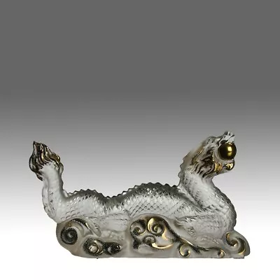 Buy Contemporary 21st Century Glass  Tianlong Dragon  By The Lalique Glassworks • 685£