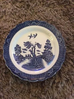 Buy One Real Old Willow Booths Tea Plate Collectable Blue White Used A8025 • 2£