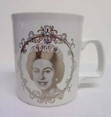 Buy Kilncraft Queen's Silver Jubilee Mug 1977 Vintage Bone China Ceramic Pottery Cup • 4.99£
