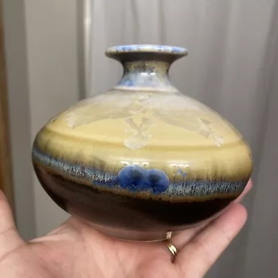 Buy Small Studio Pottery Crystaline Bud Vase • 11.56£