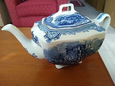 Buy Johnson Bros  “Old Britain Castles” Large Teapot In Very Good Condition  • 24.50£