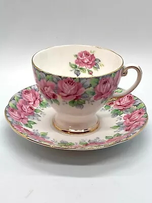 Buy VTG. Royal Standard Teacup/Saucer Rose Of Sharon Pattern FIne Bone China England • 18.88£