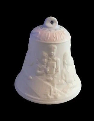 Buy Christmas Bell Porcelain 1998 Lladro Feliz Navidad Collectible # 16560 • 20.09£