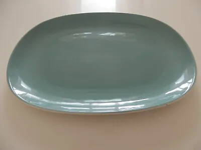 Buy Poole Pottery Twintone Cameo Celest Green Serving Plate 30cm • 5£
