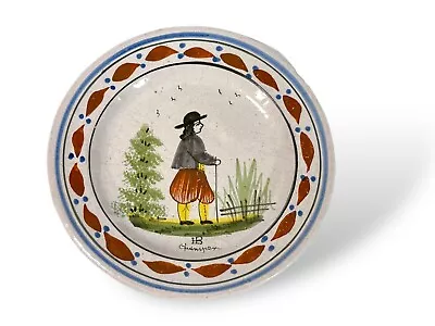 Buy Antique H B Quimper French Small Plate 14 Cm • 15£