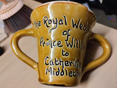 Buy 2011 Royal Wedding Loving Mug WILLIAM & CATHERINE   EWENNY POTTERY WALES PERFECT • 7.99£