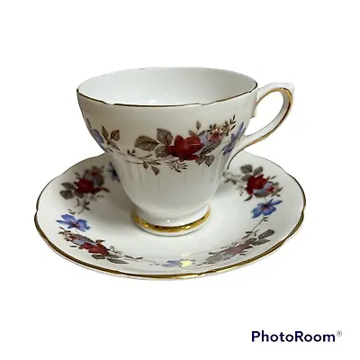 Buy Royal Sutherland Fine Bone China Tea Cup & Saucer Floral Staffordshire England • 23.71£
