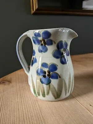 Buy Bourton On The Water Art Studio Pottery England Cotswolds Jug Pitcher Floral • 18£