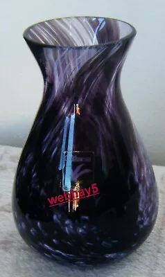 Buy Caithness Bud Vase Purple Art Glass Abstract Collectable • 9.75£