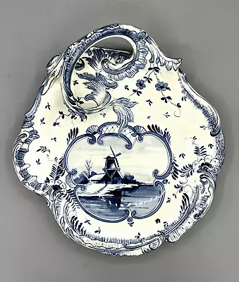 Buy Antique Royal Bonn Delft Plate Franz Anton Mehlem Raised Décor C. 1890’s • 137.57£