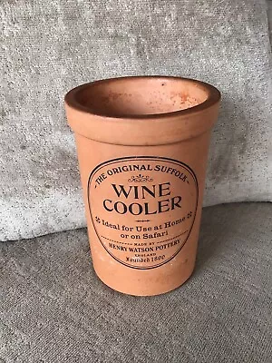 Buy Henry Watson The Original Suffolk Pottery Wine Cooler Terracotta Pot Wine Holder • 10.99£