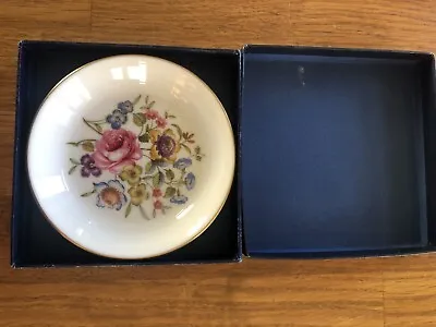Buy Royal Worcester Bournemouth Bone China Floral Trinket Dish Plate • 5.99£