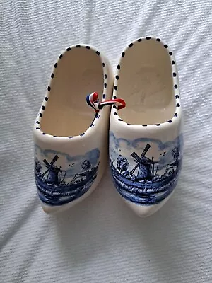Buy Delft Blue And White Pottery Clogs • 3.02£