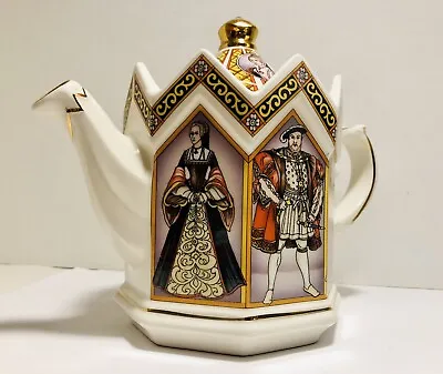 Buy Vintage James Sadler Kings And Queens Tea Pot • 26.02£