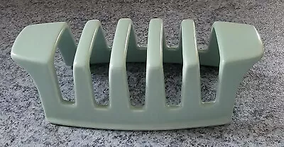 Buy Poole Pottery Twin Two Tone Ice Green & Seagull Toast Rack • 11.99£