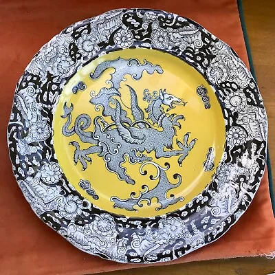 Buy Masons Ironstone China   Yellow Dragon  Plate 10” • 19.99£
