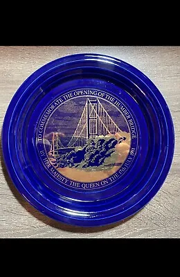 Buy 1981 - Hornsea Pottery Official Opening Of The Humber Bridge Commemorative Plate • 7.50£
