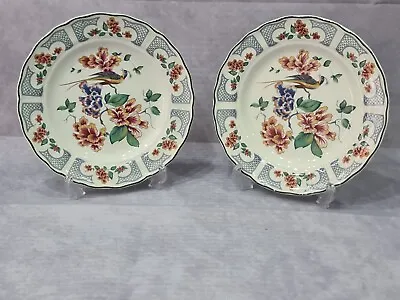 Buy Pair Of Grindley Royal Tudor Bluebird Plates  • 12.99£