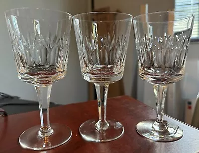 Buy 3 Wine Ashmont By ROYAL DOULTON Crystal 6 1/4  Clear, Fans, Thumbprints • 25.46£