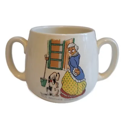 Buy English Bone China Loving Cup Vintage Retro Old Mother Hubbard Nursery Rhyme • 17.75£