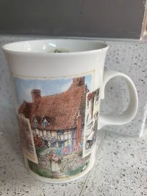 Buy Dunoon Fine Bone China Cottage Life Mug By Richard Partis Made In England VGC • 4.99£