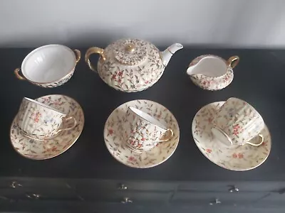 Buy RARE Wedgwood Antique Tea Set Handpainted Gold  • 75£