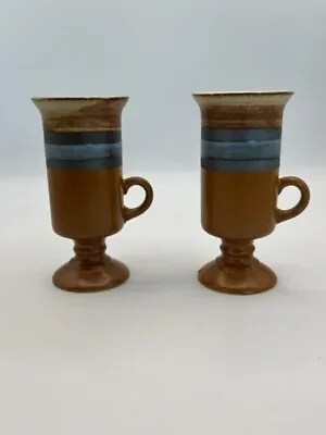Buy OTAGIRI Japan (Irish Style) Stoneware Mug Set Of 2 Brown & Blue No Damage • 17.93£