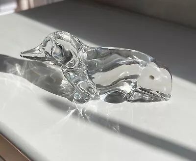 Buy Crystal REIJMYRE KRISTALL Sweden Scandinavian Art Glass Dachshund Dog Figurine • 19.99£