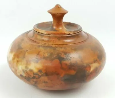 Buy Superb Ardine Spitters France Pit Fired Pot & Lid Studio Pottery Rare Ceramic • 49.99£