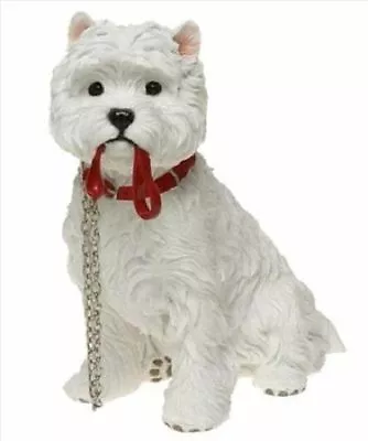 Buy Westie With Lead West Highland Terrier Dog Ornament Sitting  Walkies By Leonardo • 17.50£