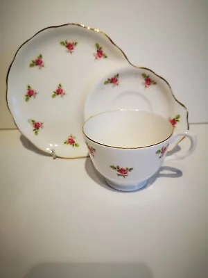 Buy Denbro Duchess Rosebud Breakfast Cup And Saucer/Plate • 12£