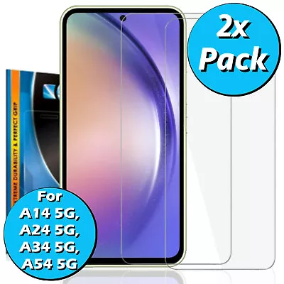 Buy For Samsung Galaxy A13 A14 A24 A34 A54 5G Tempered Glass Screen Protector Case • 1.99£