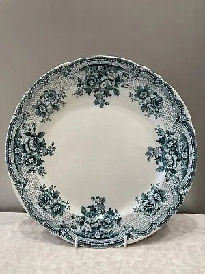 Buy Antique F & Sons “Florida”Burslem Plate Blue & White Made In England 10.5” VGC • 8£