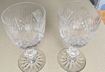 Buy Collection Of 10 Edinburgh Crystal Claret Wine Glasses • 68.59£