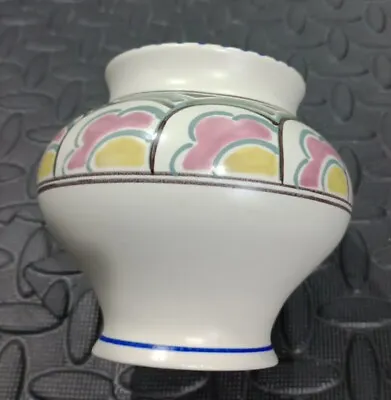 Buy Honiton Pottery England Small Art Deco Style Decorative Vase HandPainted 4  Tall • 8.54£