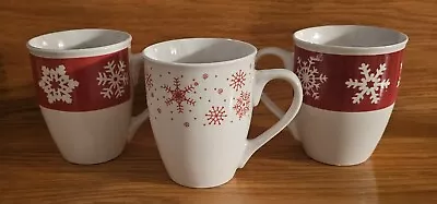 Buy Royal Norfolk Snowflake Coffee/Cocao Mugs Cups Set Of 3 Used • 10.60£