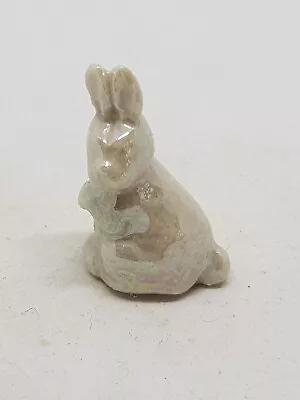 Buy Wade Whimsies Rare  Pearlized Tiny Sitting Rabbit • 2£