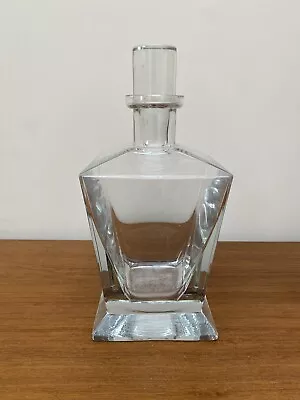 Buy Vintage Thick Cut Glass Whiskey Decanter • 20£