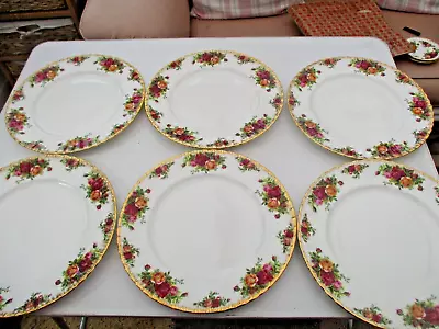 Buy Royal Albert Old Country Roses 26 Cm Dinner Plates-Set Of 6-1st Quality • 30£