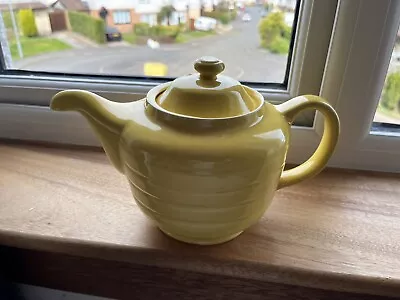 Buy Swinnertons Vintage Non Drip Art Deco Style Yellow Teapot • 10£