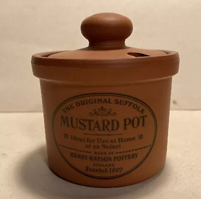 Buy Henry Watson The Original Suffolk Pottery Mustard Pot Terracotta Pot • 3.99£