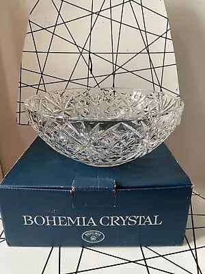 Buy Bohemia Crystal Bowl Cut Crystal Glass Czech Republic  • 34.99£