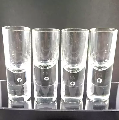Buy Kosta Boda Pippi Schnapps Clear Bubble Base Glasses; Set Of 4 • 37.44£