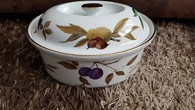 Buy Royal Worcester 'Evesham' Oven To Tableware Oval Casserole Dish. • 11£