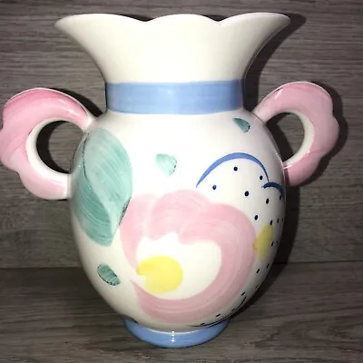 Buy Angela  Atkinson Studio Pottery Vase. Hand Painted Rare • 24.48£
