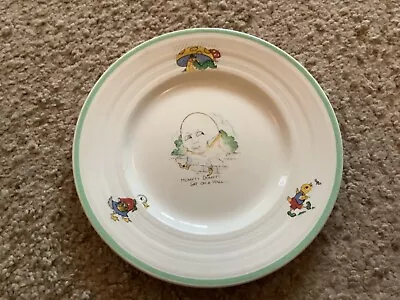 Buy A Vintage 1950's George Clewes Children's Plate With Humpty Dumty • 4.99£