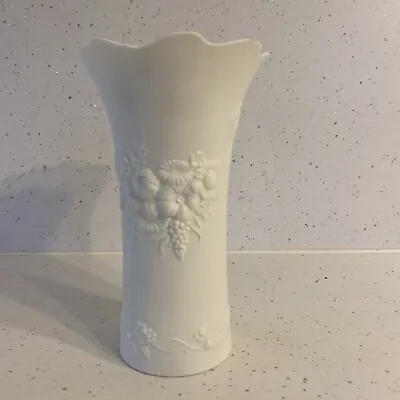 Buy Kaiser West German White Bisque Vase Flora Form 1348/1 • 15£